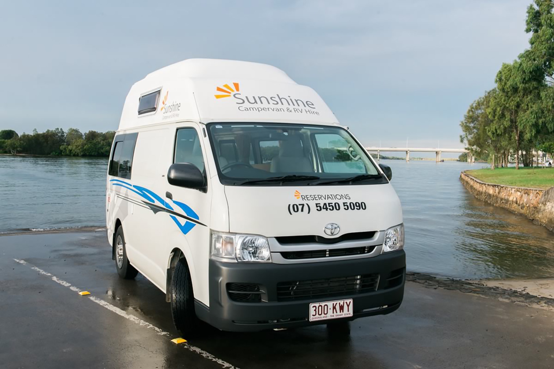 'The Byron' 2/3 Berth (Manual) - Toyota Hiace Hi-top Campervan