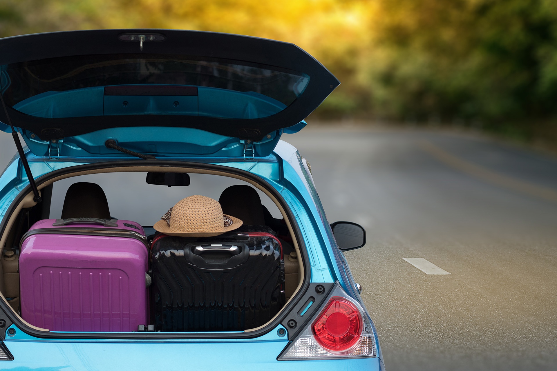 Is your rental car large enough for your luggage?