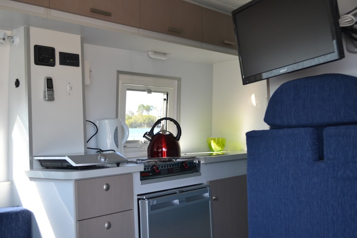 Kitchen Area Premium 4 berth campervan